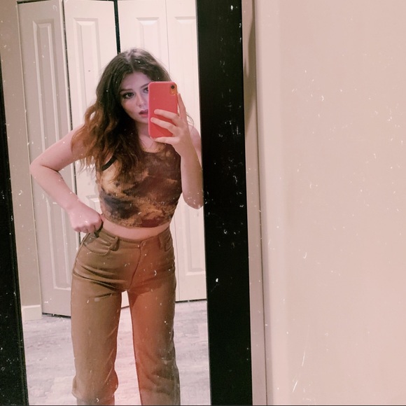 Aritzia melina pants in the colour constant camel - Picture 3 of 4